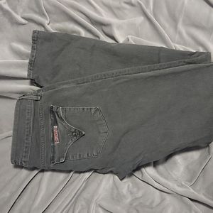 Hudson brand low rise skinny gray denim jeans sz 29